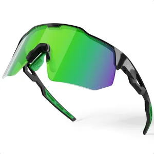 HAAYOT Polarized Sports Sunglasses for Men Women UV Protection Baseball Cycling Running Driving Fishing Glasses