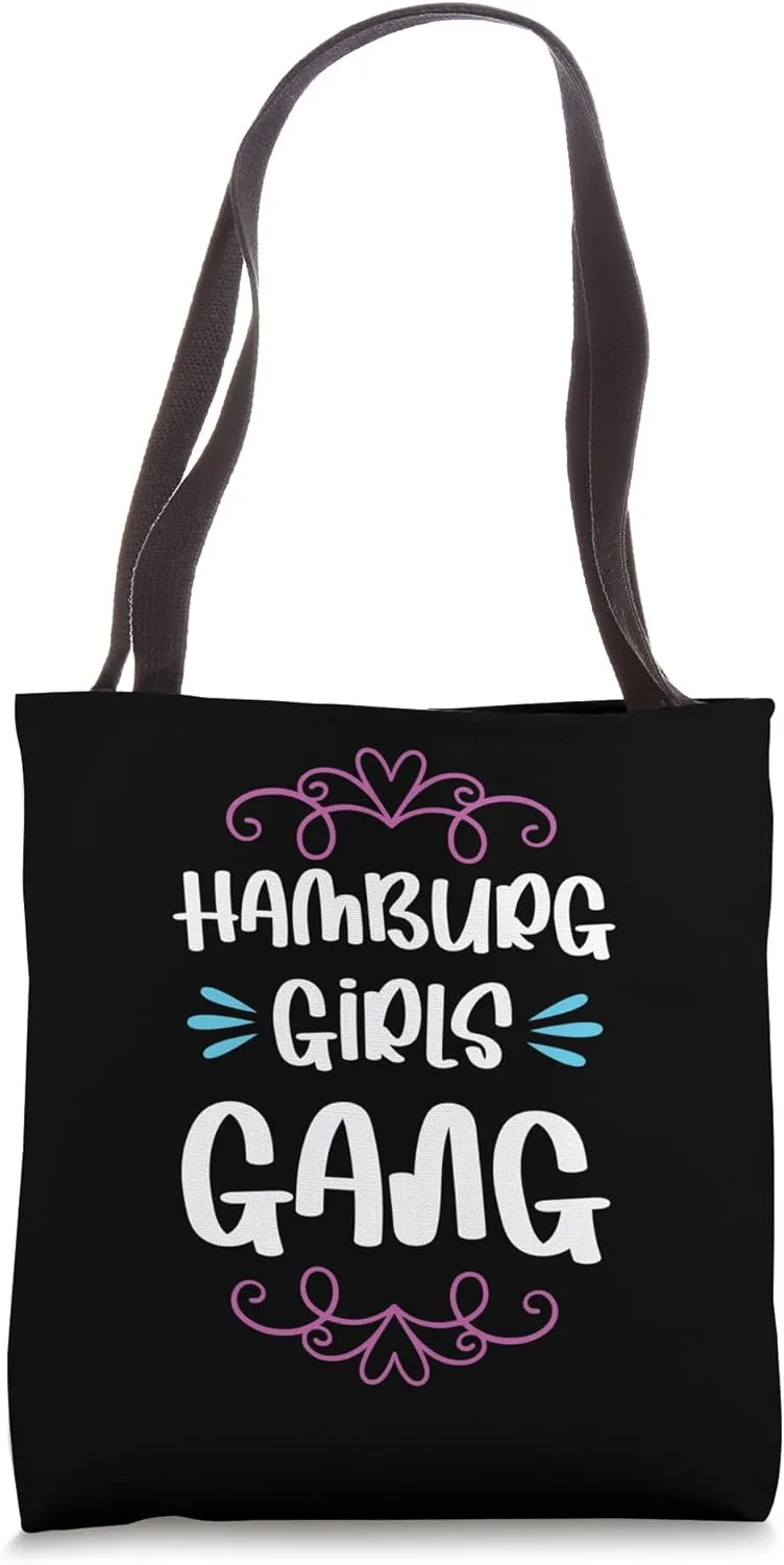 Hamburg Girls Gang Crew | Funny Travel Quote Tote Bag