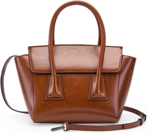 Handbag Women's Large Capacity Leather Sigle Shoulder Tote Bag Daily Work Cross-body Wing Bag
