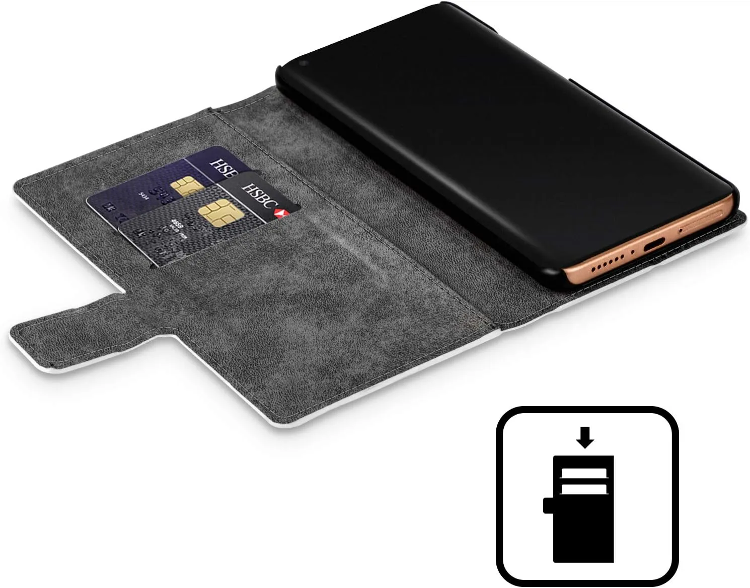 Head Case Designs Officially Licensed Cobra Kai John Lawrence WWD Composed Art Leather Book Wallet Case Cover Compatible with Xiaomi Redmi 13C 4G