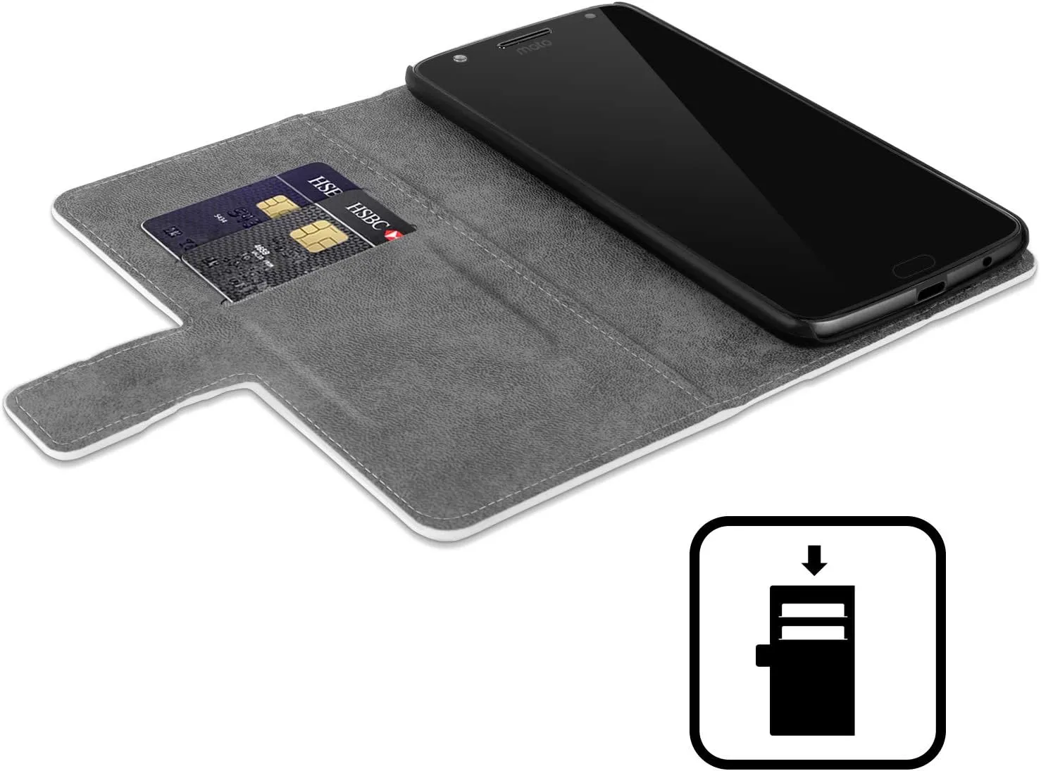Head Case Designs Officially Licensed WWE Fathead Superstar NWO Leather Book Wallet Case Cover Compatible with Motorola Edge (2022)
