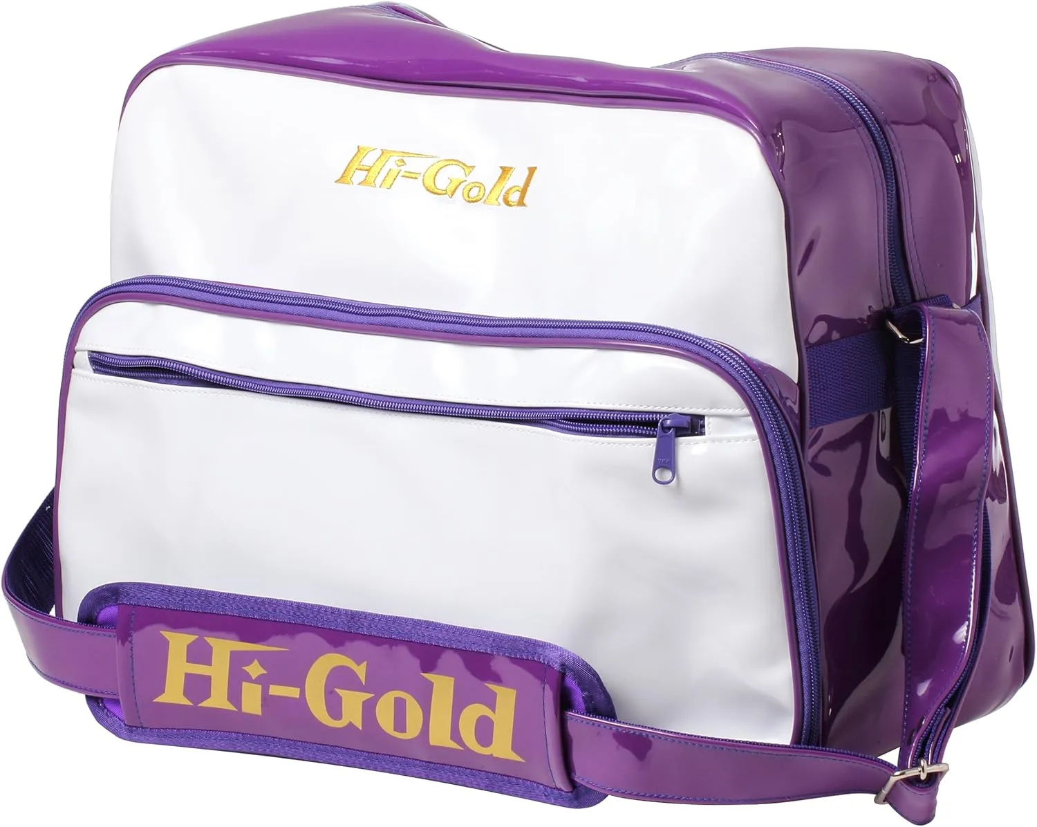 Hi – Gold (gold) Shoulder Bag Regular Size HB – 9000 White X Purple