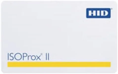 HID 1386LGGMN 1386 Format H10304 37bit ISOProx II Cards (Pack of 100)
