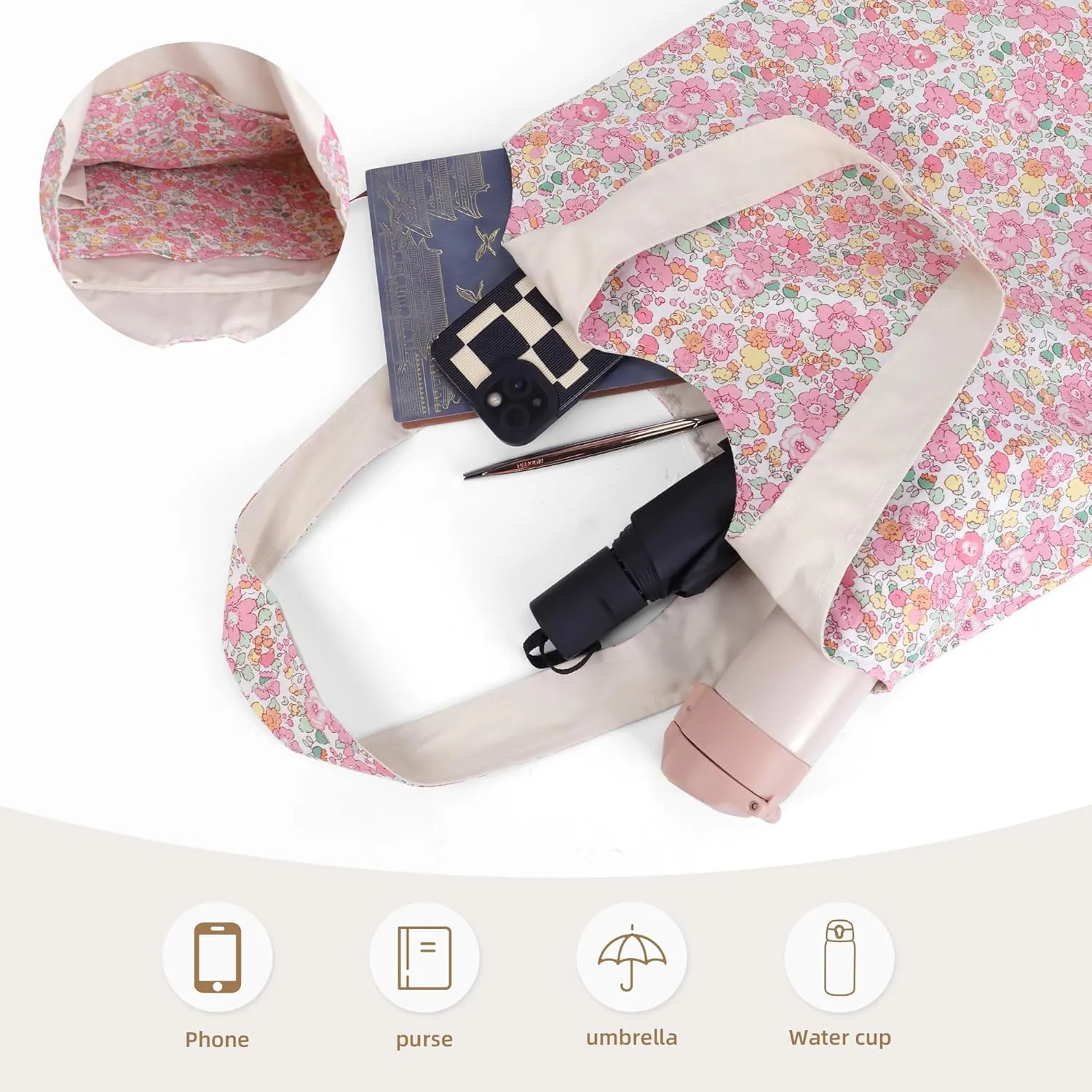 Hobo Bags for Women, Large Capacity Designer Shoulder Tote Bag with Zipper