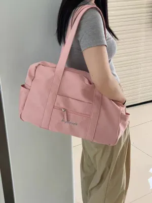 Homemade Large Capacity Totes Lightweight Fitness Shoulder Bags