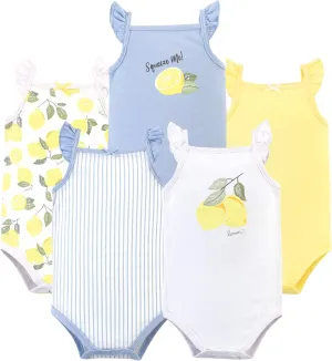 Hudson Baby Unisex Baby Cotton Sleeveless Bodysuits