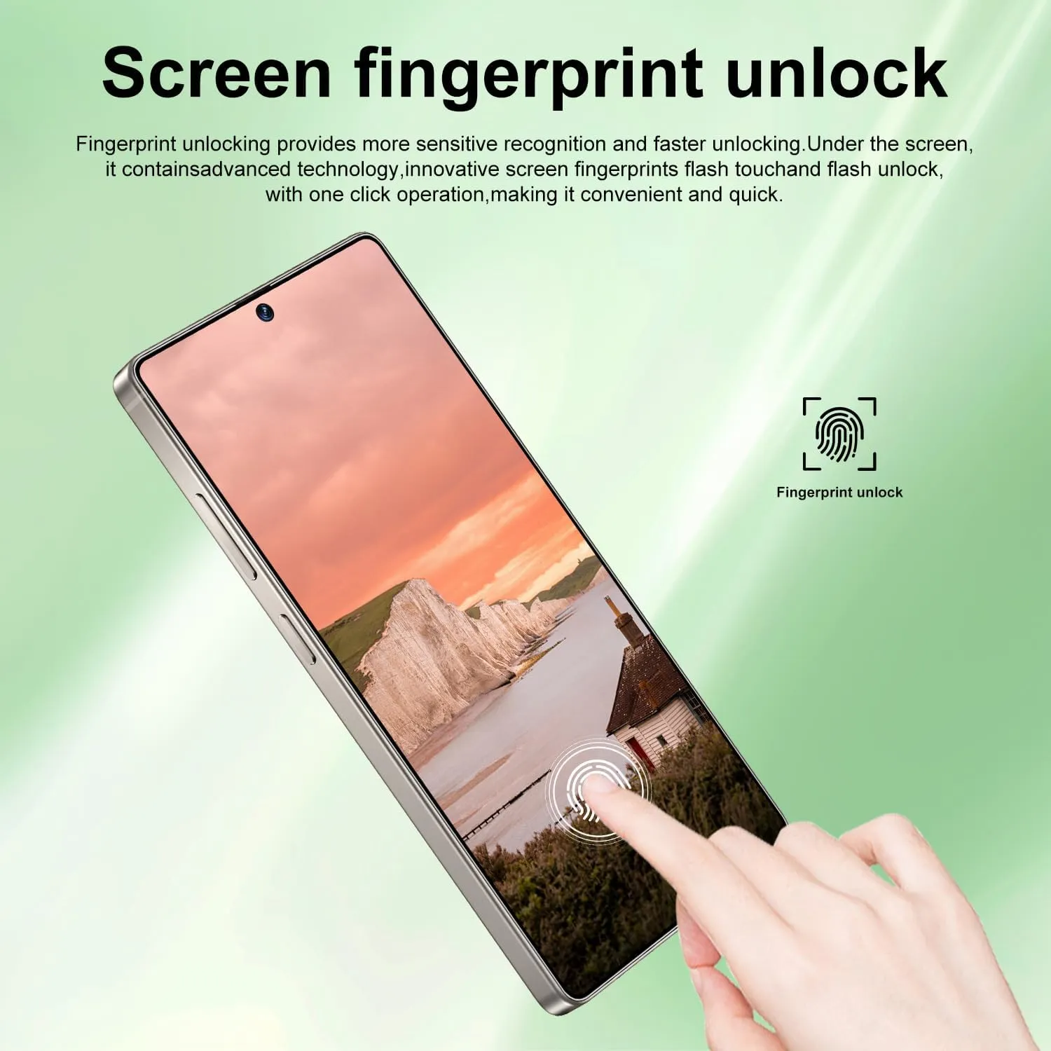 Huness I25 Ultra Unlocked Phone,Built in Pen The Phone,Cell Phone Battery 7000mAh 6.99" HD Screen,Android 14 8 256GB Smartphone,Dual SIM/5G/Face ID/Fingerprint Lock/GPS (Deep Purple)