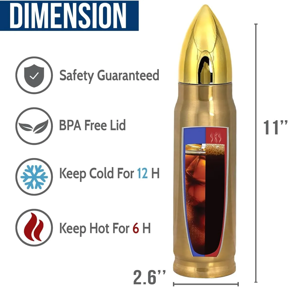 Hunting Gifts for Men – Funny 17oz Tumbler with Lid, I'd Rather Be Hunting Design, Unique Fathers Day and Birthday Gift for Hunters, Perfect for Dad, Son, Husband, or Friends