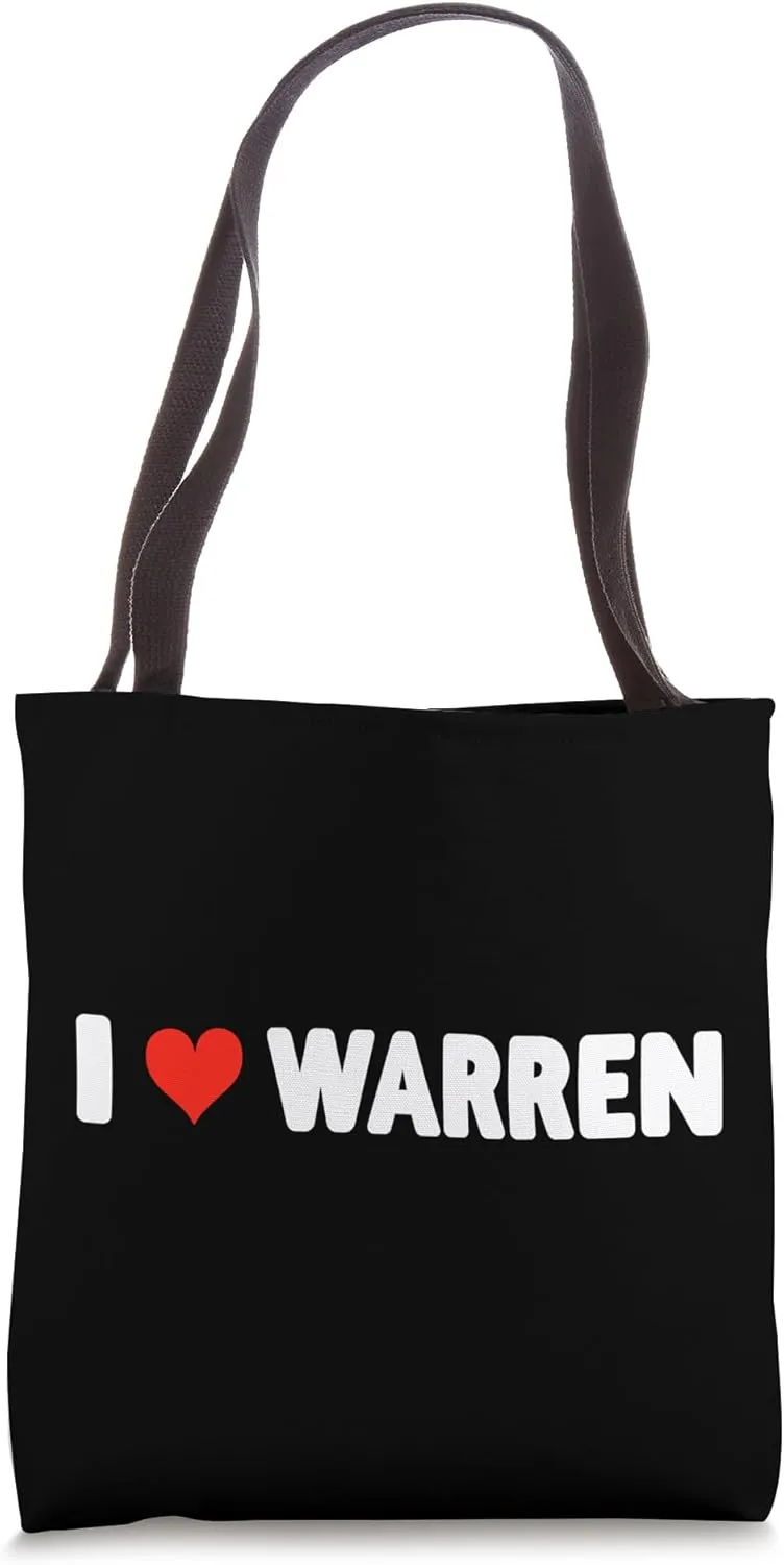 I Love Warren Michigan - Heart Travel Trip Vacation Holiday Tote Bag