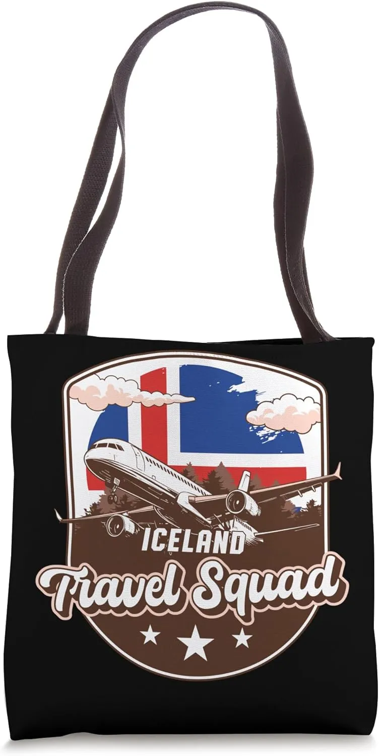 Iceland Travel Squad Travel Iceland Tote Bag