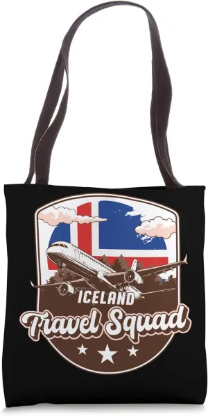 Iceland Travel Squad Travel Iceland Tote Bag