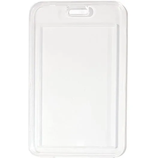 ID Card Holder Heavy Duty Polypropene Clear CH-IDCW1180V - Pkt 100