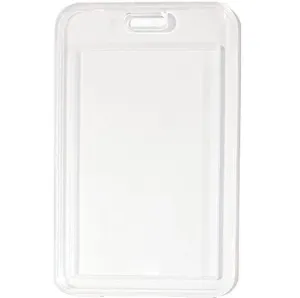 ID Card Holder Heavy Duty Polypropene Clear CH-IDCW1180V - Pkt 100