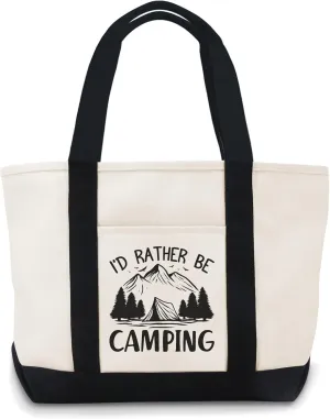 I'd Rather Be Canvas Tote Bag Canvas Bag Suitable For Advertising,Promotion, Gift, Activity