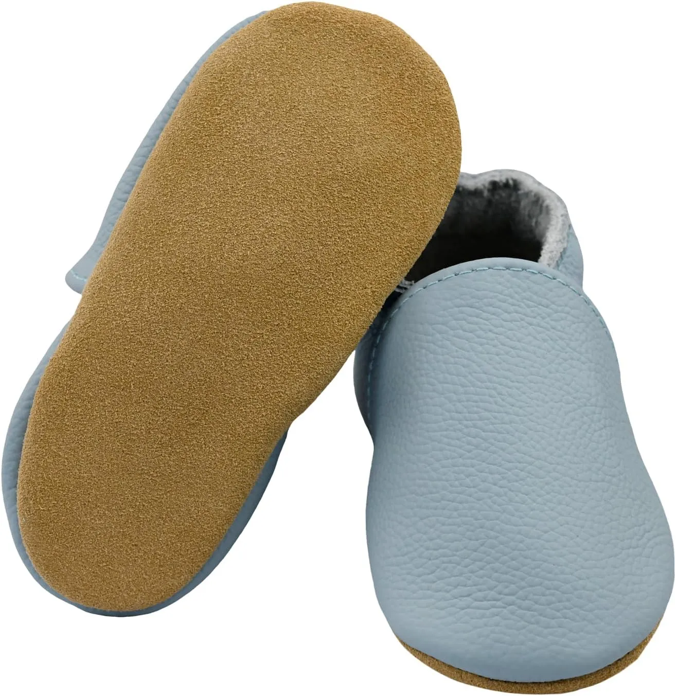 iEvolve Baby Leather Shoes Soft First Walker Shoes Crib Shoes Moccasins for Toddlers