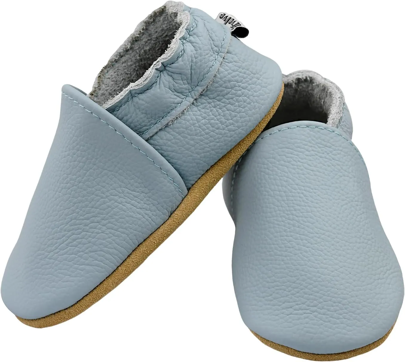 iEvolve Baby Leather Shoes Soft First Walker Shoes Crib Shoes Moccasins for Toddlers