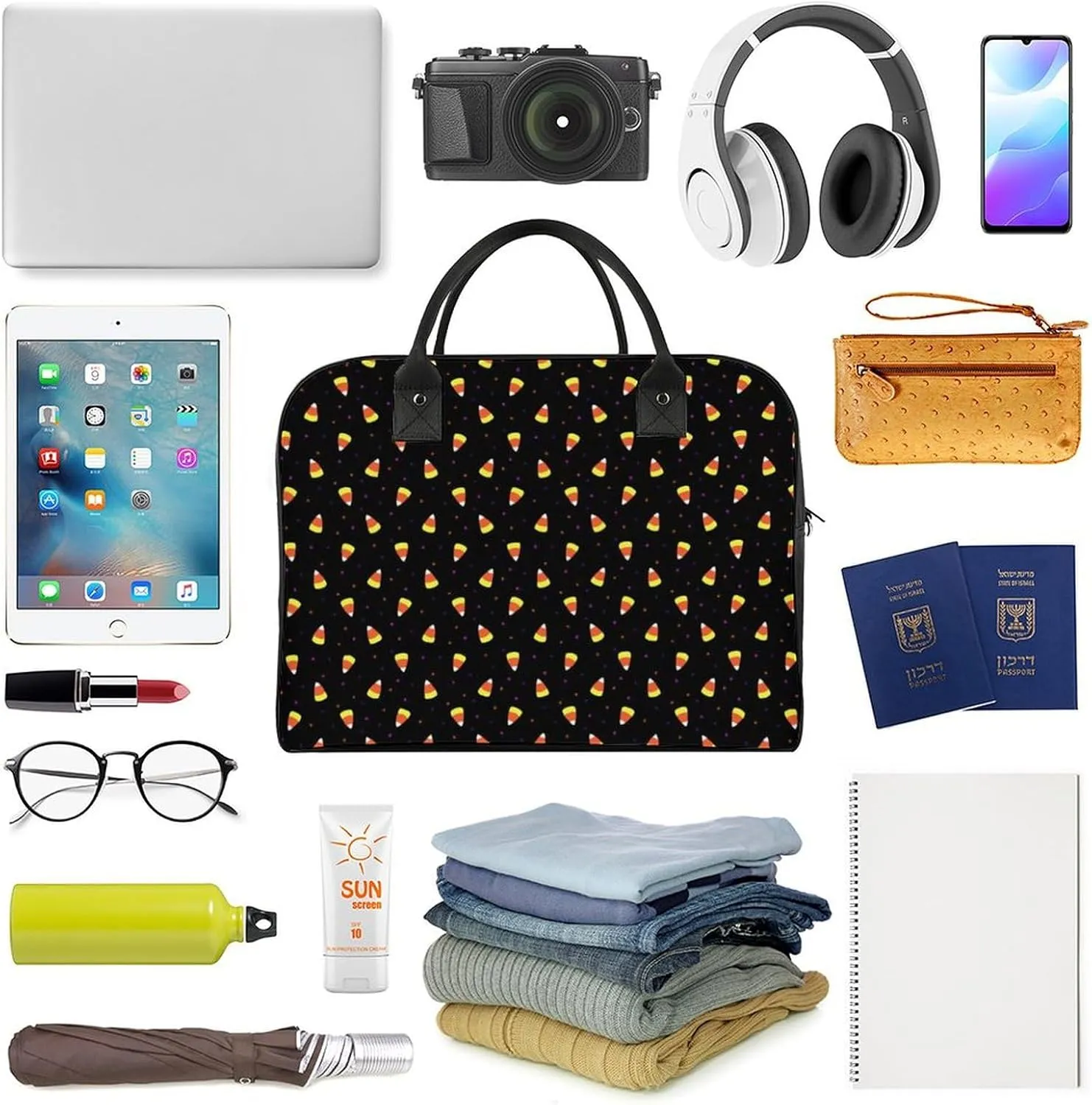 ISA IAH Travel Handbag with A Large Capacity Design That Can Be Reused