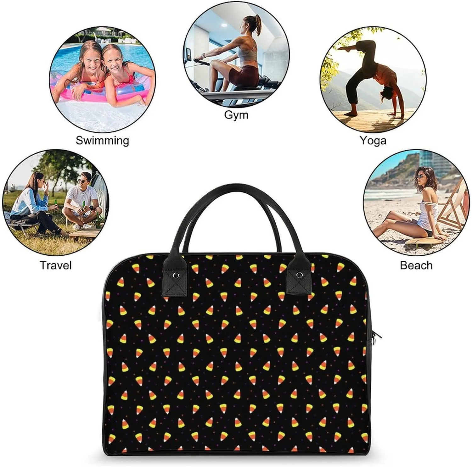 ISA IAH Travel Handbag with A Large Capacity Design That Can Be Reused
