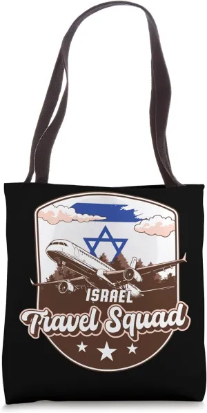 Israel Travel Squad Travel Adventure Journey Israel Tote Bag