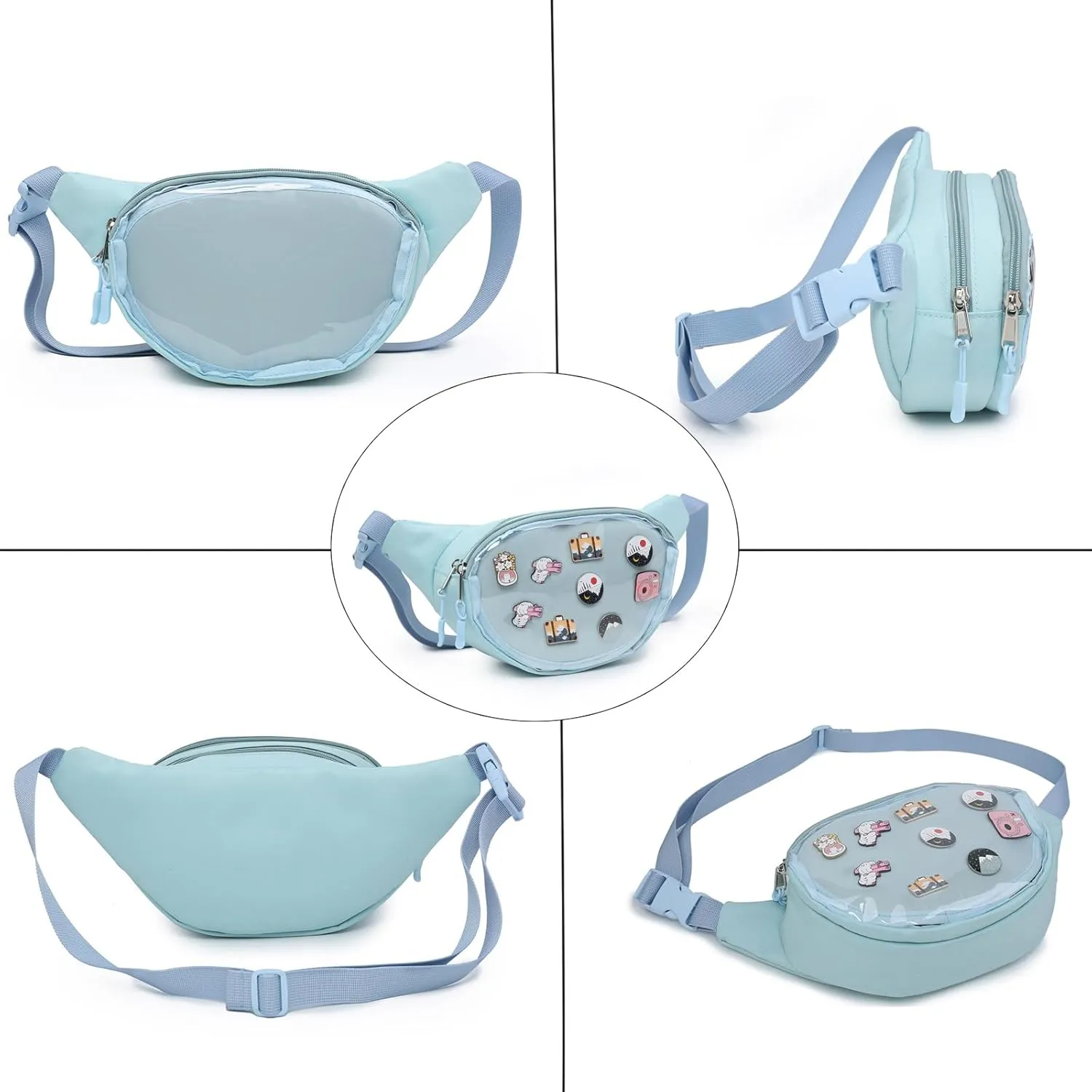 Ita Bag Belt Bag Shoulder Bag Fanny Pack Waist Pack for Travel Walking Running Hiking Cycling