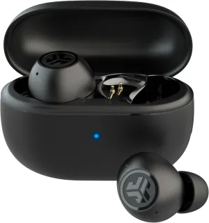 JLab Go Pop ANC True Wireless Earbuds & Charging Case, Black, Active Noise Cancelling, 10mm Drivers, Dual Connect, Customize Your Sound with App, Be Aware Mode, Compact Fit, Google Fast Pair