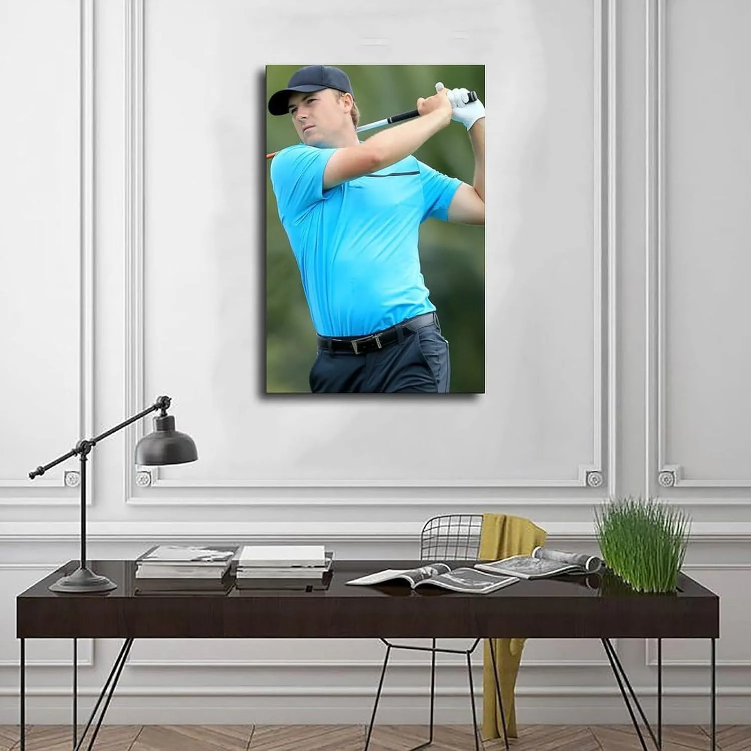 Jordan Spieth Golf Poster23 Canvas Poster Wall Art Decor Print Picture Paintings for Living Room Bedroom Decoration Unframe:20x30inch(50x75cm)