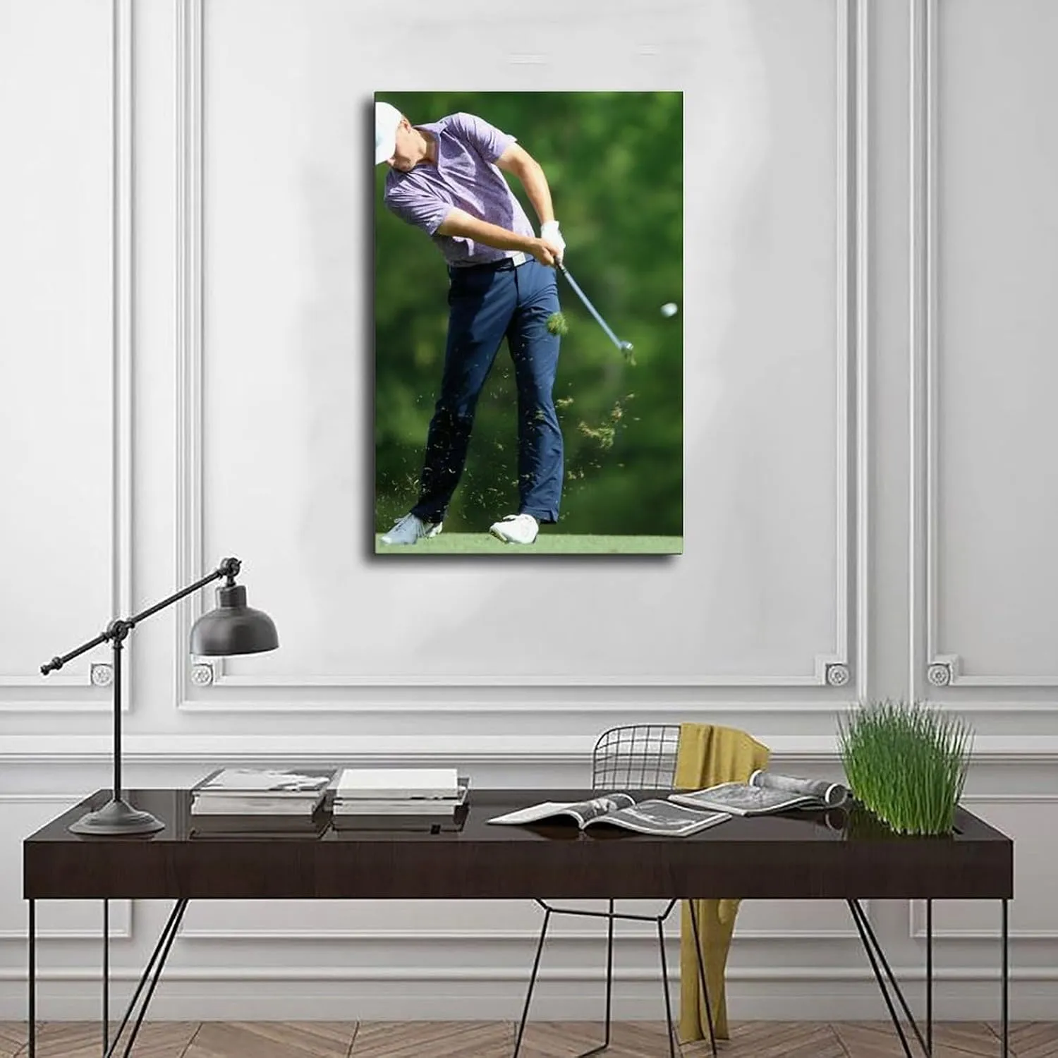 Jordan Spieth Golf Poster30 Canvas Poster Bedroom Decor Sports Landscape Office Room Decor Gift Unframe:12x18inch(30x45cm)