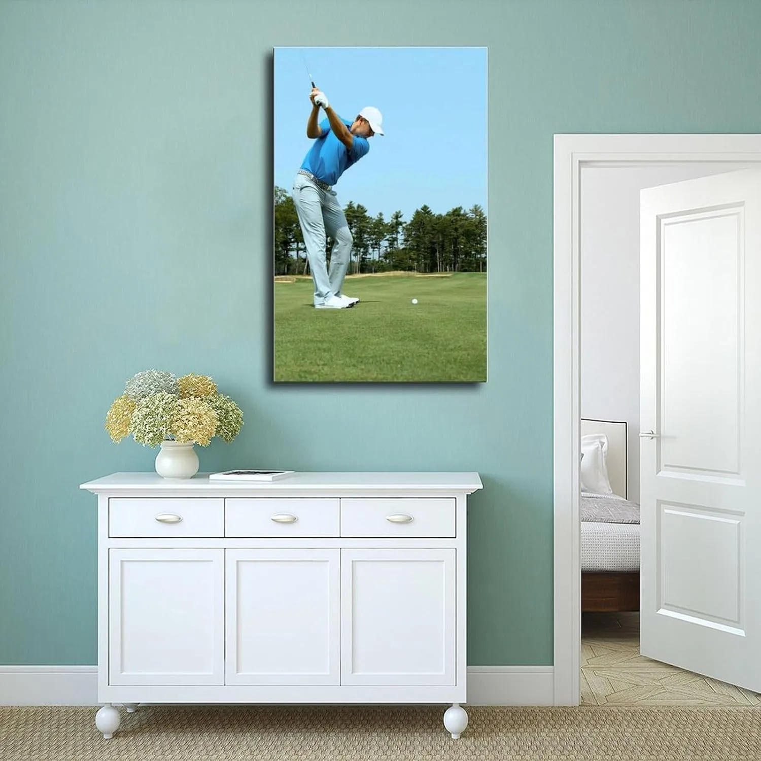 Jordan Spieth Golf Poster62 Canvas Poster Wall Art Decor Print Picture Paintings for Living Room Bedroom Decoration Unframe:24x36inch(60x90cm)