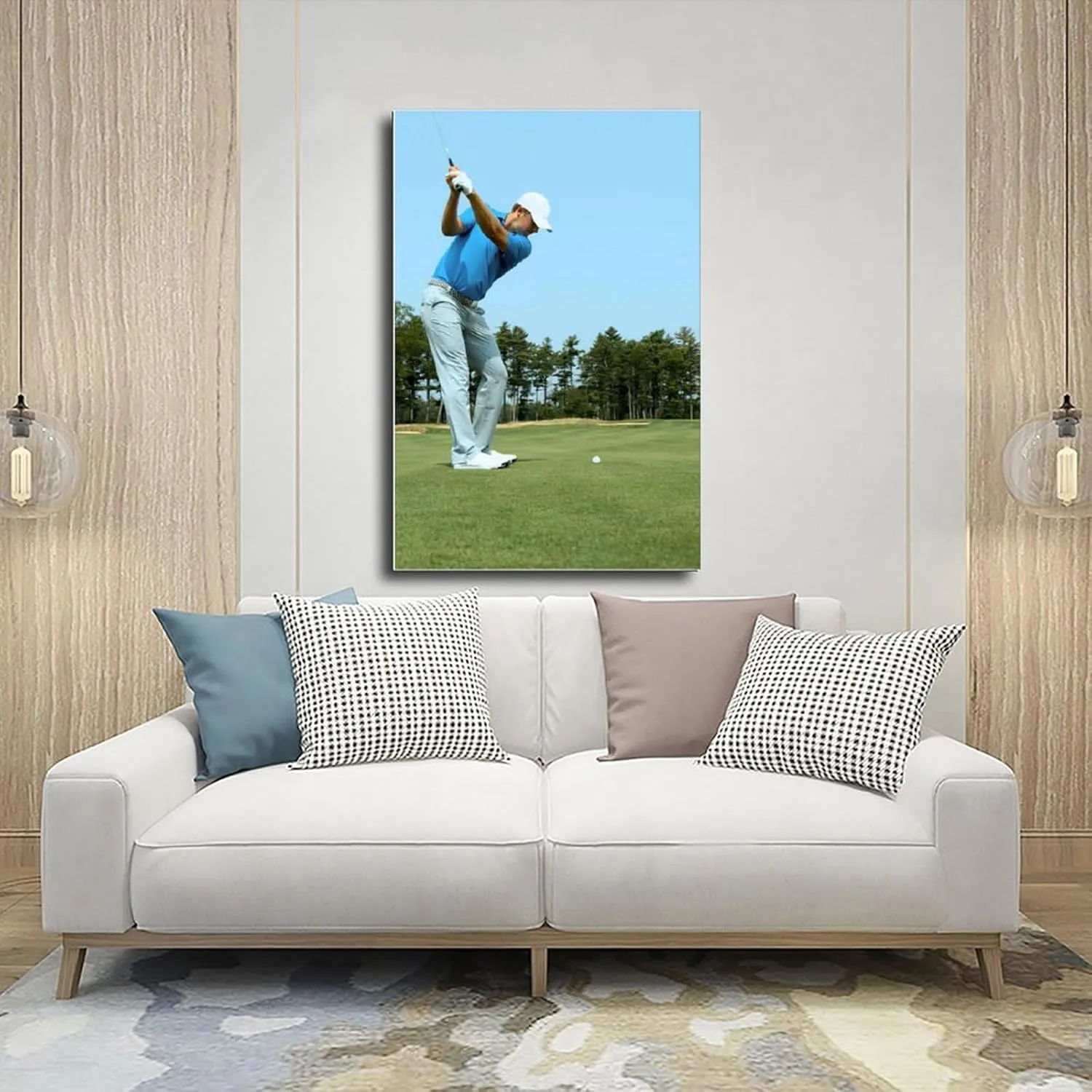 Jordan Spieth Golf Poster62 Canvas Poster Wall Art Decor Print Picture Paintings for Living Room Bedroom Decoration Unframe:24x36inch(60x90cm)