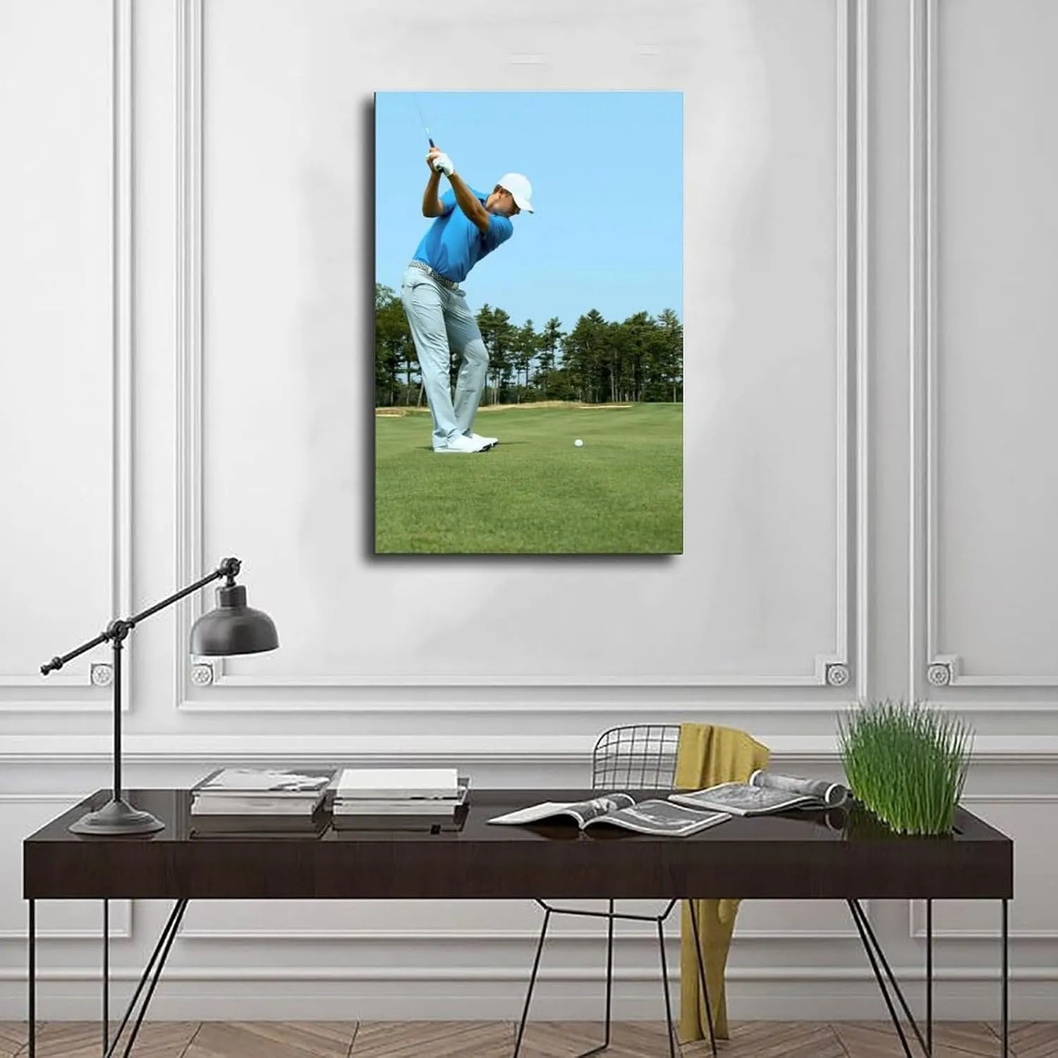 Jordan Spieth Golf Poster62 Canvas Poster Wall Art Decor Print Picture Paintings for Living Room Bedroom Decoration Unframe:24x36inch(60x90cm)