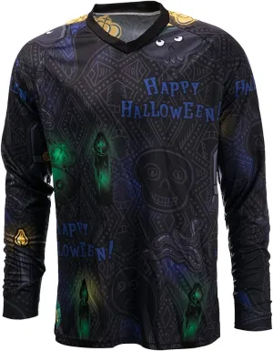 JPOJPO Men's Cycling Jersey MTB T Shirt Long Sleeve Mountain Bike Motorcycle Bicycle Clothes Anti-UV