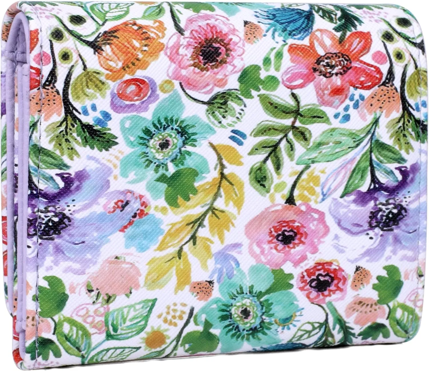 Julia Buxton Meadows PMU Vegan Leather Medium Trifold