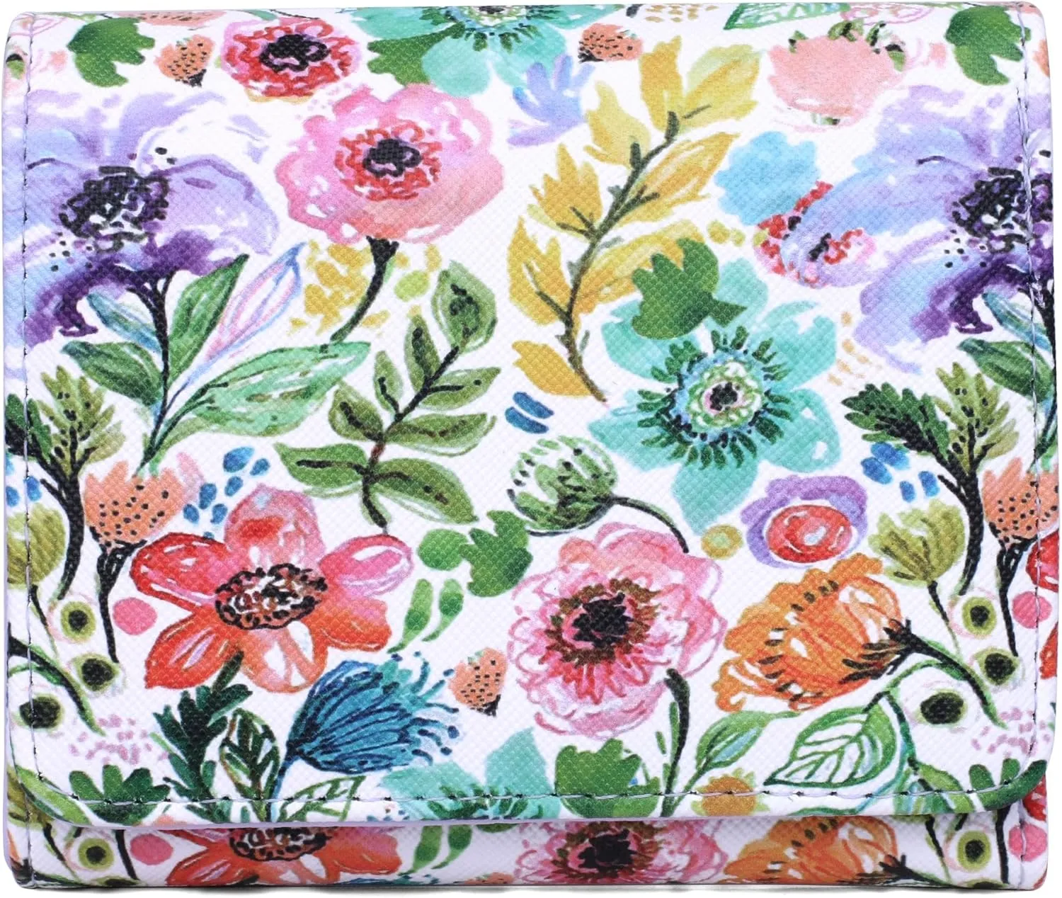 Julia Buxton Meadows PMU Vegan Leather Medium Trifold