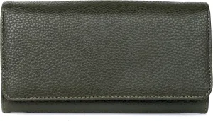 Julia Buxton Solid Pebble Vegan Leather Bianca