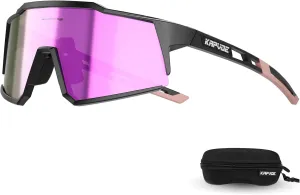 KAPVOE Polarized Glasses With 1 Lens Or 4 Lens UV Protection for Women Men Cycling Sunglasses Tr90 Frame Sports Bike K9022