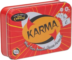Karma Card Games for Kids – Card Games for Adults, Family Games Night, Card Games for Families, Multi-Player, Screen Free, Travel Games, Playing Cards, What Goes Around, Comes Around, Ages 8 