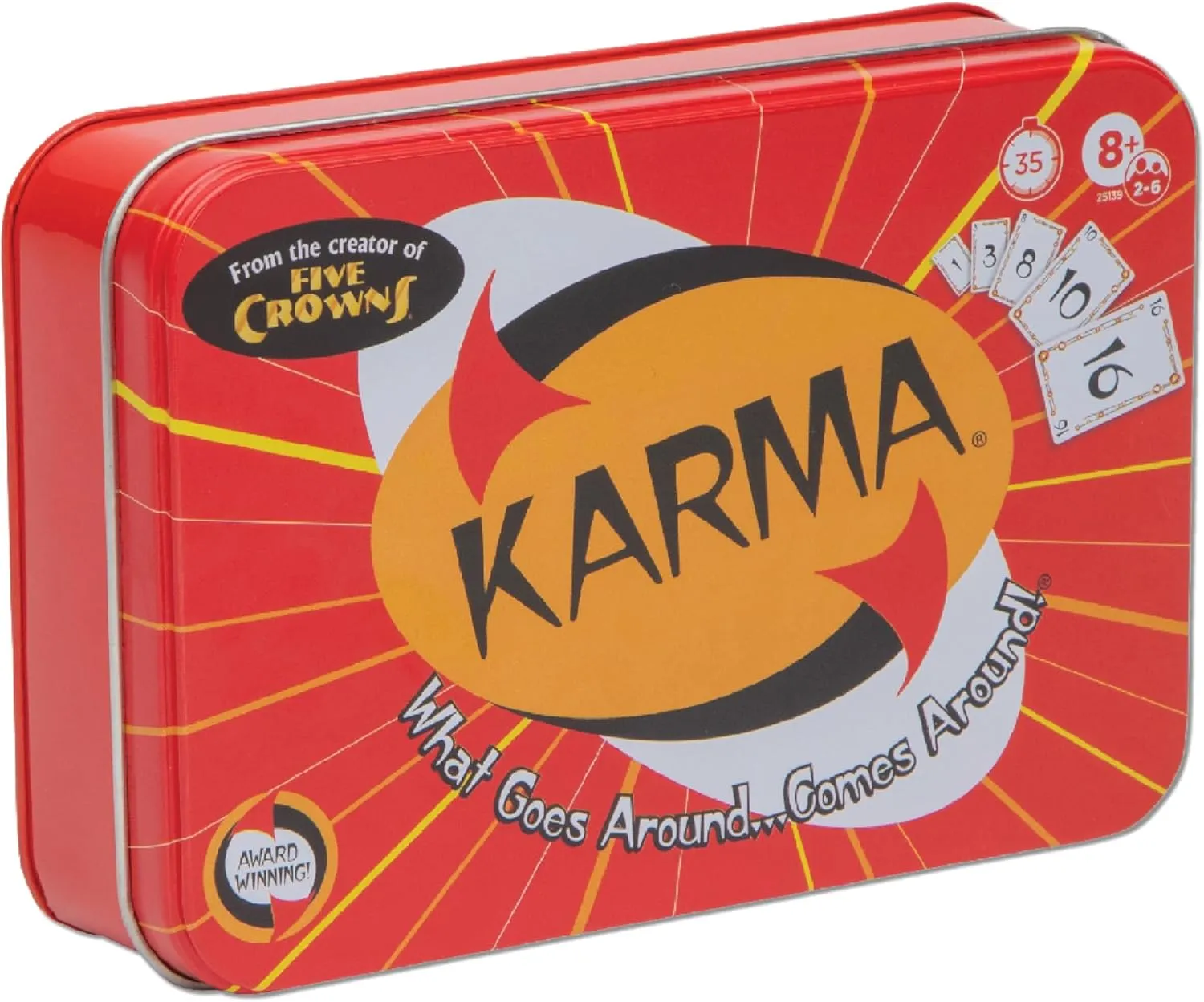 Karma Card Games for Kids – Card Games for Adults, Family Games Night, Card Games for Families, Multi-Player, Screen Free, Travel Games, Playing Cards, What Goes Around, Comes Around, Ages 8 