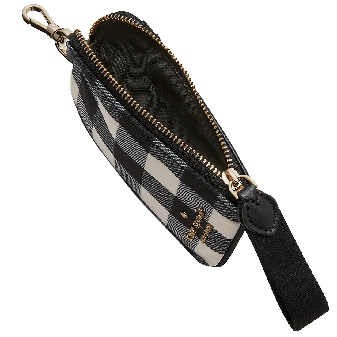 Kate Spade Chelsea Card Case Lanyard in Black Multi kc638