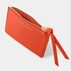 Katie Loxton Deep Orange Hallie Coin & Card Holder