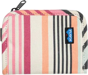 KAVU Zippy Wallet Bi Fold Zip Clutch With Removable Coin Pouch