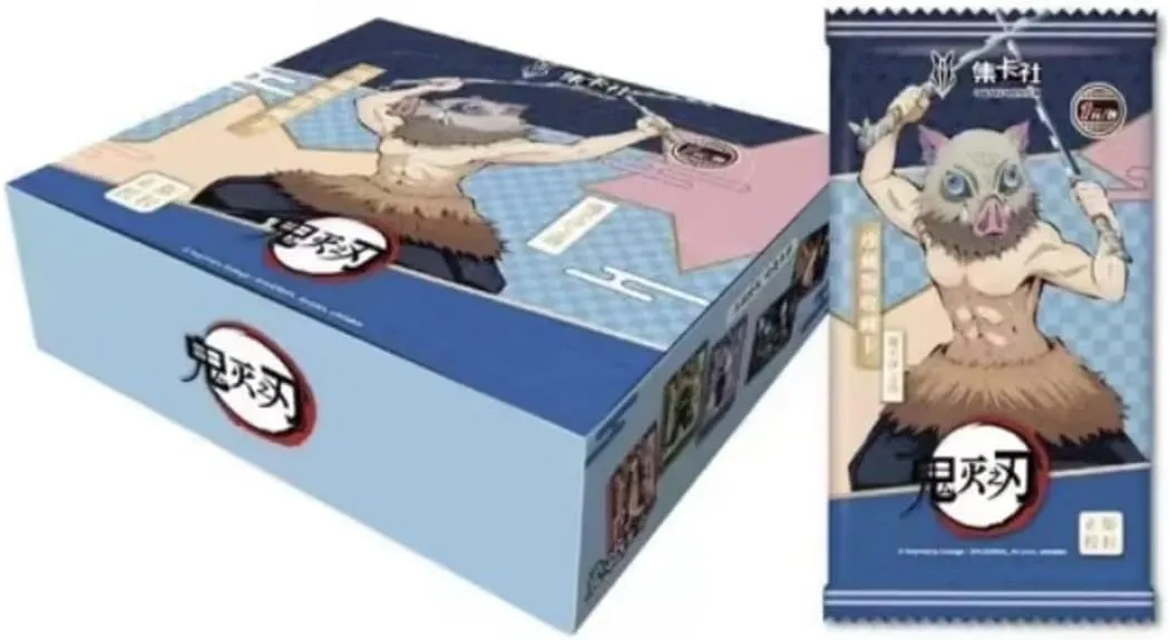 Kayou Demon Slayer Premium Booster Box – Licensed Trading Card Set | 5 Packs | 25 Total Collectible TCG/CCG Cards