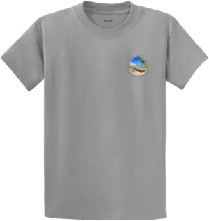 Koloa Surf Mens Outrigger Canoe Logo Heavy Cotton T-Shirt