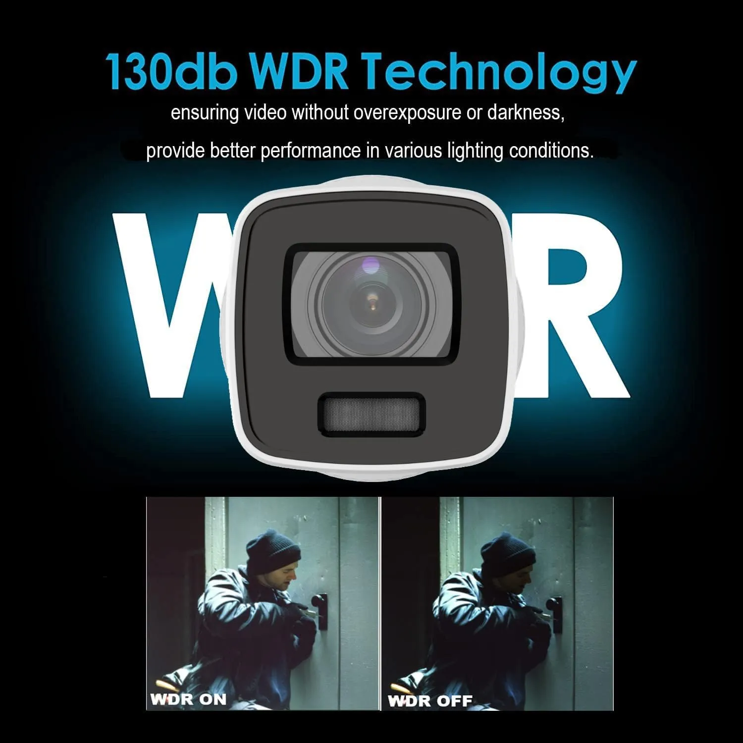 Ⲏіkvіsіon DS-2CD2087G2-LU 4K 8MP Acusense CoIorVu Full Color PoE IP Bullet Camera Outdoor, 2.8mm Lens, WDR, IP67, H.265  Built-in Mic Compatible with Hikvision NVR System, Original English Version