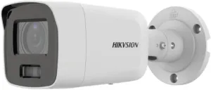 Ⲏіkvіsіon DS-2CD2087G2-LU 4K 8MP Acusense CoIorVu Full Color PoE IP Bullet Camera Outdoor, 2.8mm Lens, WDR, IP67, H.265  Built-in Mic Compatible with Hikvision NVR System, Original English Version