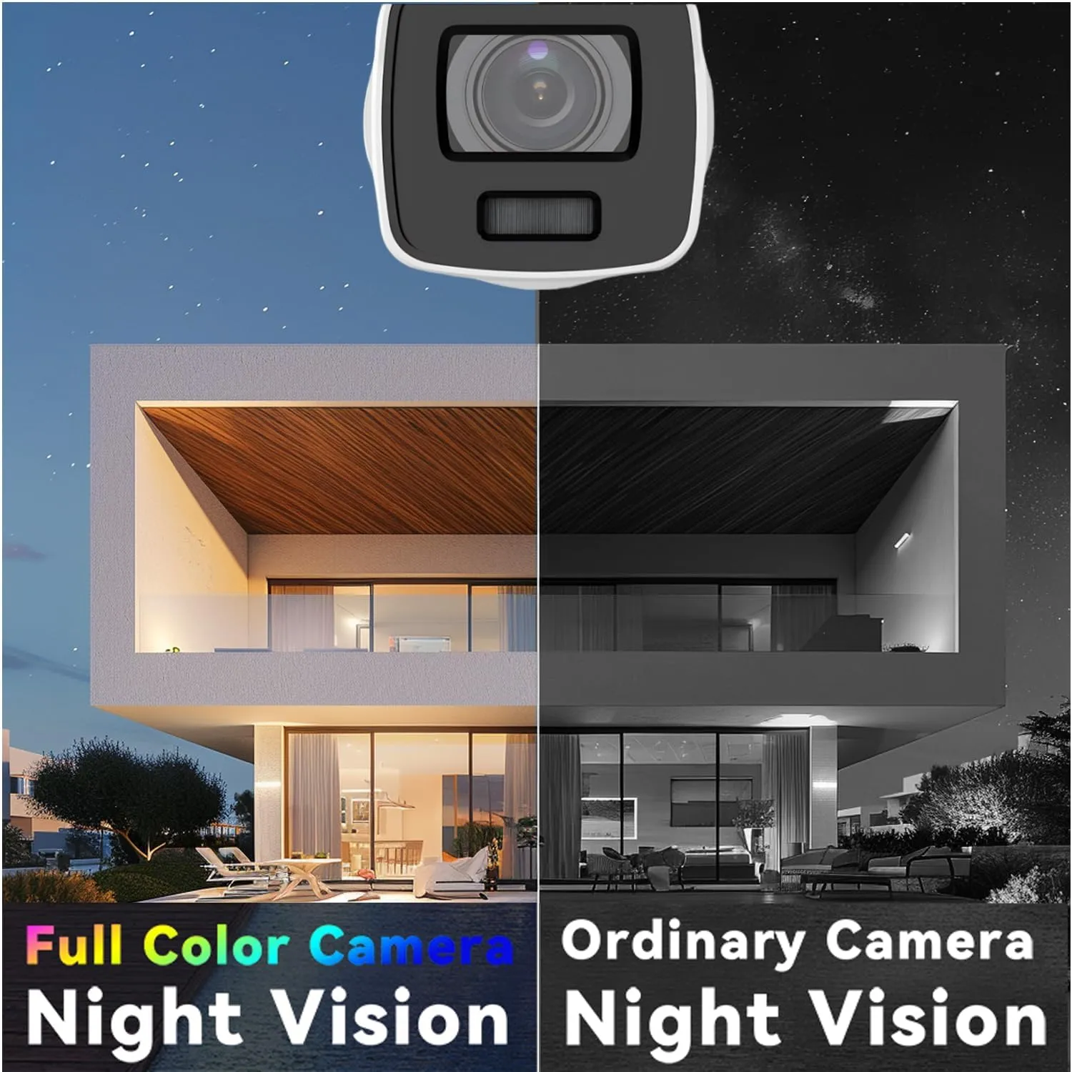 Ⲏіkvіsіon DS-2CD2087G2-LU 4K 8MP Acusense CoIorVu Full Color PoE IP Bullet Camera Outdoor, 2.8mm Lens, WDR, IP67, H.265  Built-in Mic Compatible with Hikvision NVR System, Original English Version