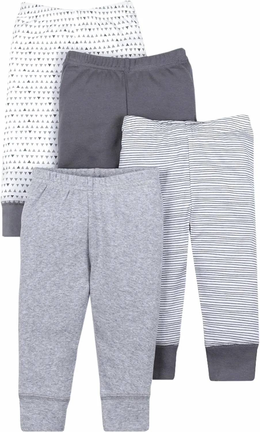 Lamaze Baby Boys' Pull on Jogger 4 Pack Pants