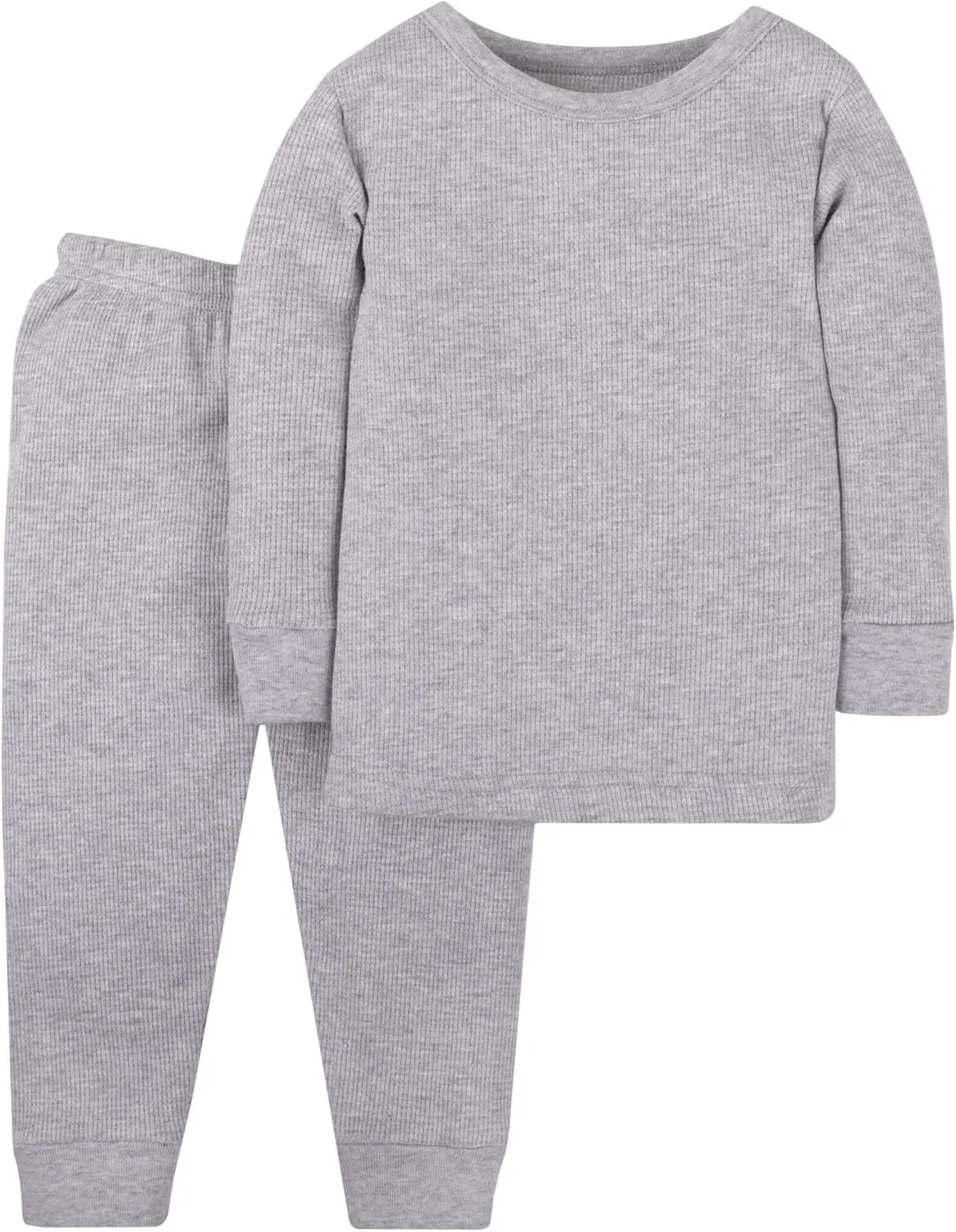 Lamaze Baby Girls' Super Combed Natural Cotton Thermal Long Johns, 2 Piece
