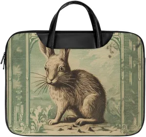 Laptop Bag Premium Laptop Case Briefcase Hand Painted Flower Computer Tote Bag Portable Messenger Bag for Men