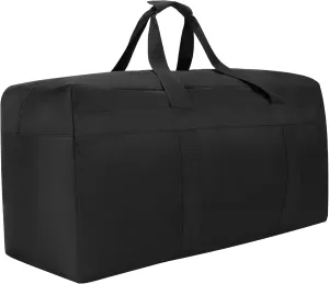 Large Canvas Duffle Bag Collapsible Duffle Bag for Women Travel Overnight Camping Heavy Items Storage and More (Canvas 100L)