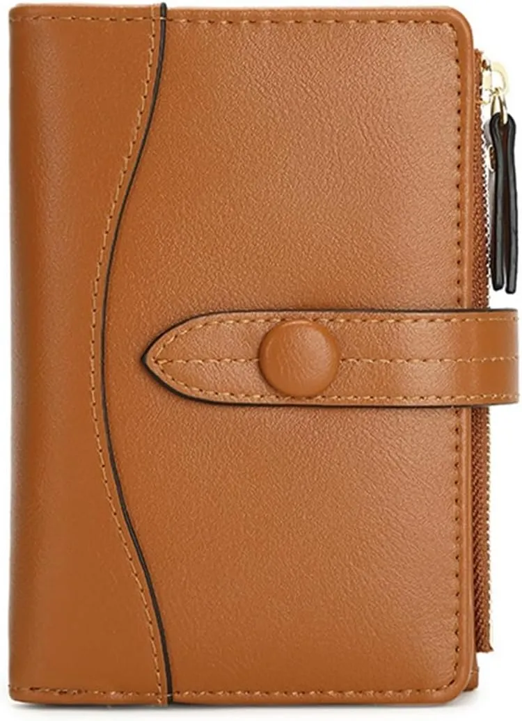 Large Capacity Women's Purse Multi-functional Short Japanese Money Clip purse(white-Patch five-pointed star4)